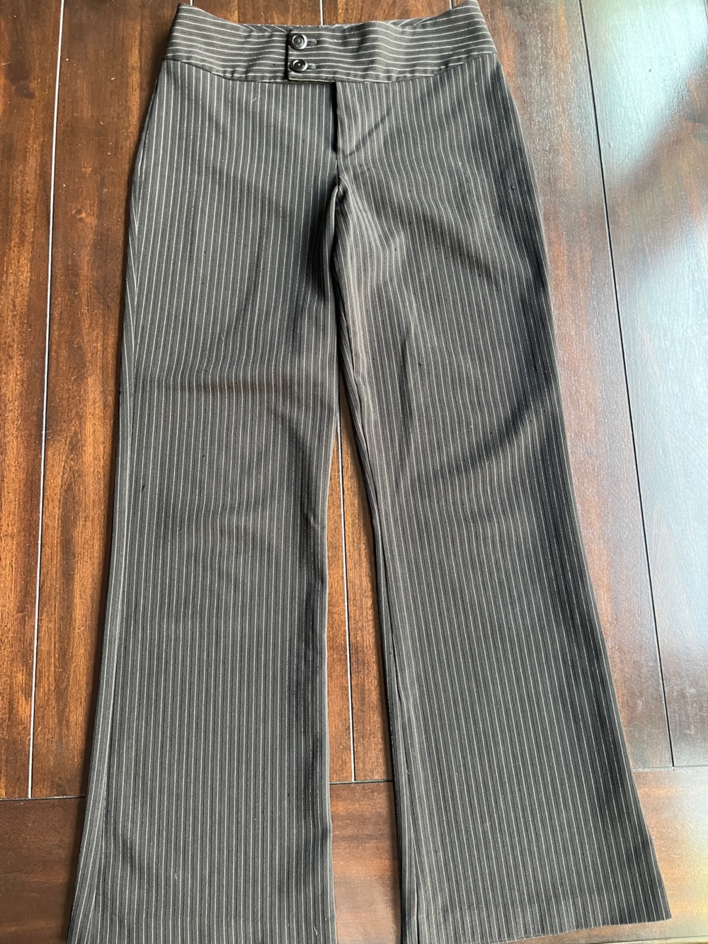 Byer California Brown Pinstripe Dress Pants
